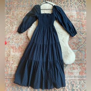 Madewell dress, 'Lucie cut out-back', dark blue